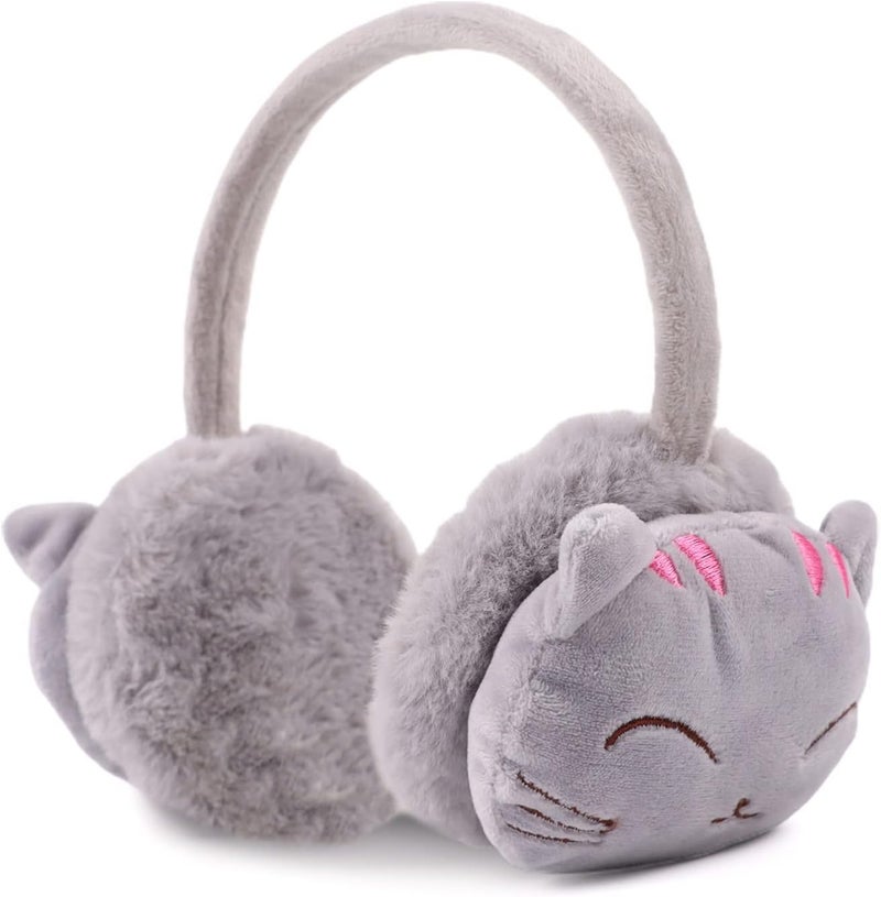Pesaat Fluffy Ear Muff for Women Plush Earmuffs Kids Winter Earmuffs Girls Boys Cold Weather Ear Warmer - Image 3